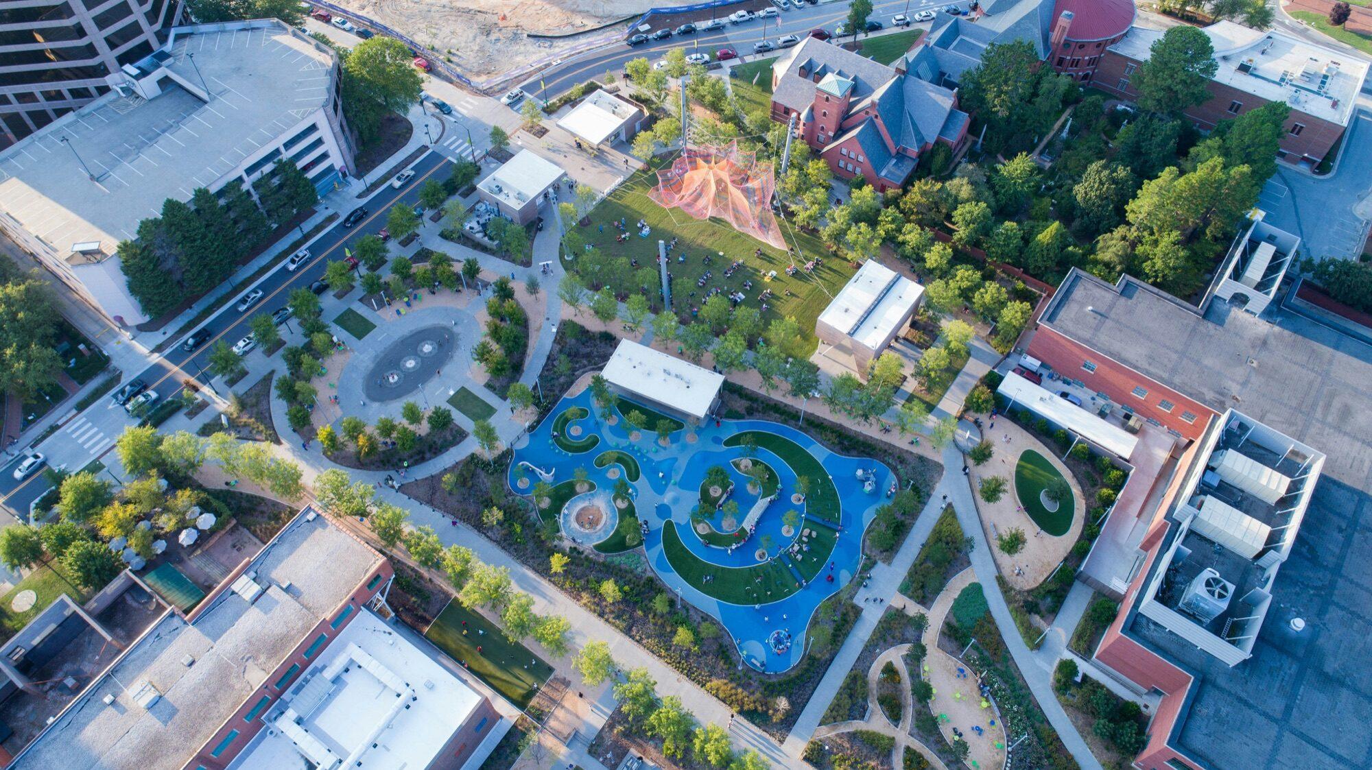 Greensboro, North Carolina cityscape
