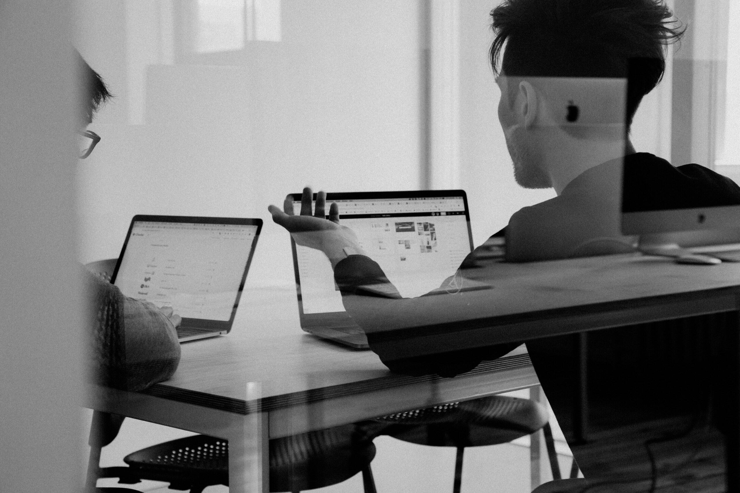 ITSco team collaborating with a client