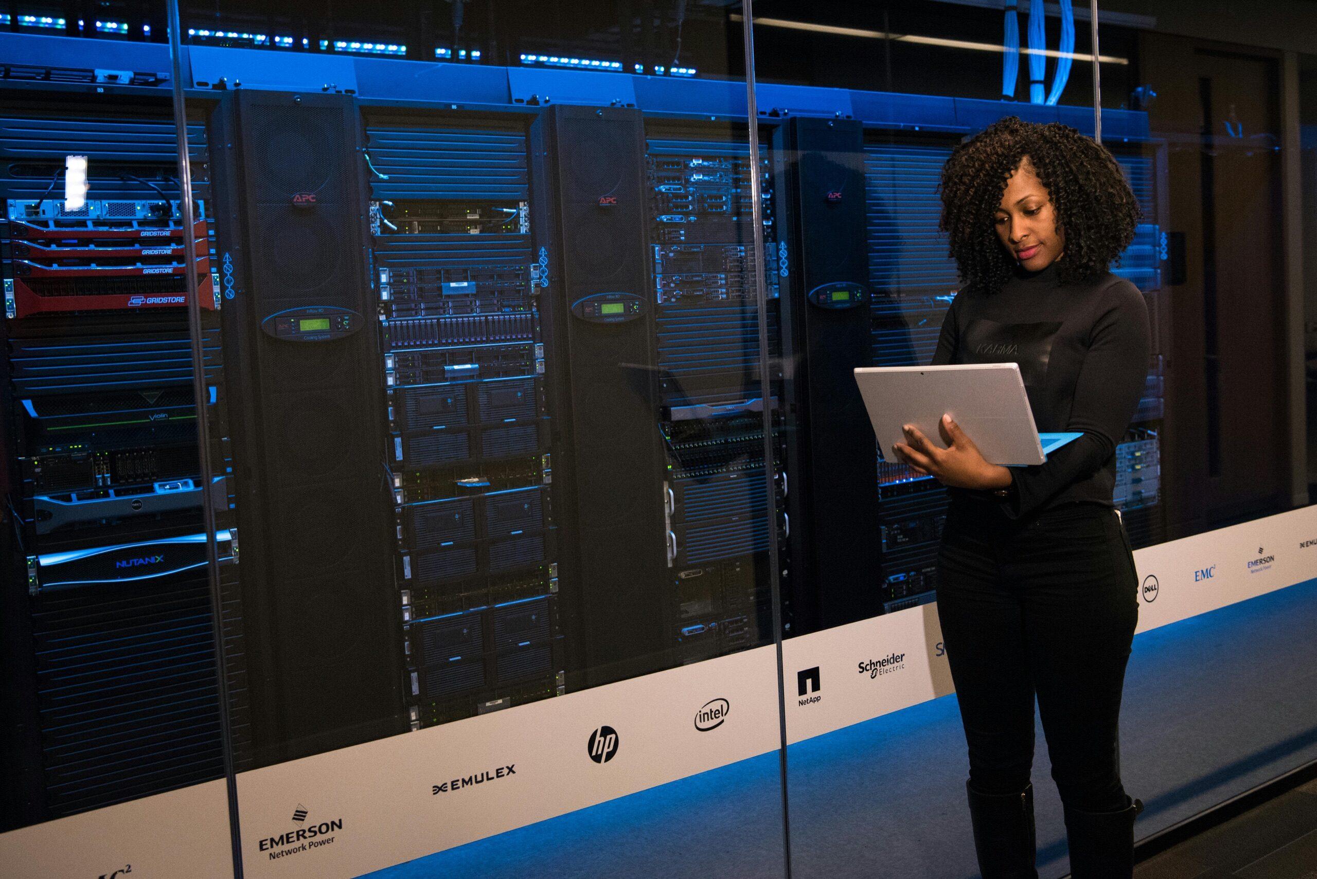 Endpoint security specialist at work